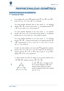 Proporcionalidad Geométrica (Material de clase)