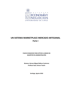 Sistema Market place artesanal