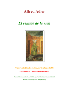 Adler Alfred - El Sentido De La Vida