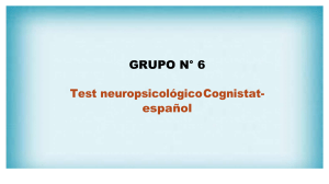 [PDF] Test Neuropsicológico Cognistat español