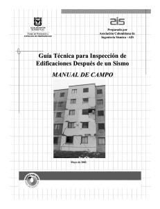 Manual y guía técnica para inspección de edificaciones después de un sismo