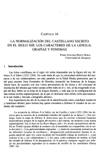 PSP (2004) La normalización del castellano escrito en el XIII. Los caracteres de la lengua, grafías y fonemas