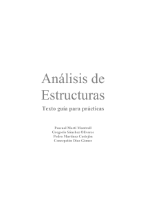Texto guía para prácticas sobre Análisis de Estructuras
