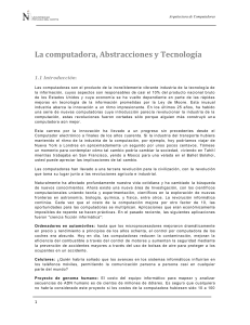 La computadora, Abstracciones y Tecnología