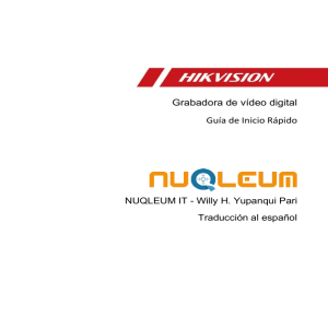 Español Manual HVR Hikvision V4 UD11786B Baseline Quick Start Guide of Turbo HD Digital Video Recorder V4.2.00 20180914.en.es