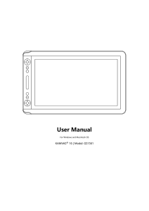 User Manual Kamvas 16 GS1561
