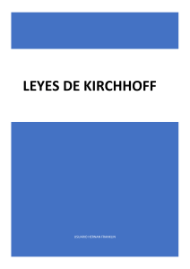 LEYES DE KIRCHHOFF