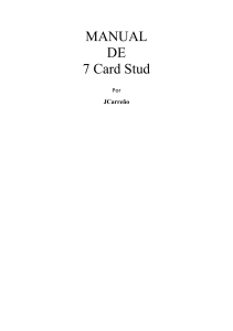 Seven card stud