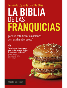 López de Castilla, Fernando - La biblia de las franquicias