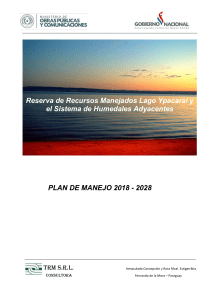 Plan de manejo Reserva de recursos manejados Ypacarai Febrero 2018-2028