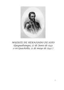 1542 - 15-MUERTE DE H. DE SOTO - 10 págs.