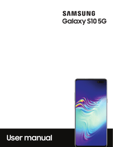Samsung Galaxy S10 5G (SM-G977BZAABTU) User Manual. [UK]