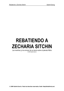 Ovnis -Rebatiendo A Zecharia Sitchin