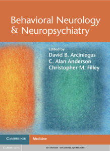 BEHAVIORAL NEUROLOGY AND NEUROPSYCHIATRY