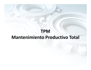 01 - TPM Mantenimiento Productivo Total - Completo