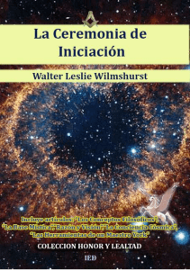 LA CEREMONIA DE INICIACIÓN - WL. WILMSHURT