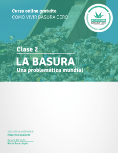 Clase 2 - La basura una problemática mundial
