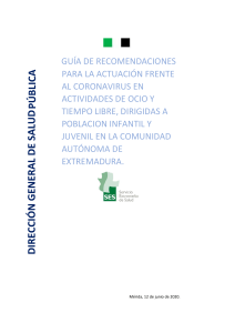 20200612 Guía para actividades de ocio y tiempo libre en población infantil y juvenil