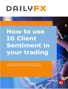 how to use IG client sentiment