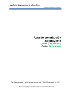 PMOInformatica Plantilla Acta de Proyecto