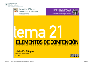 Tema 21 - Elementos de contención
