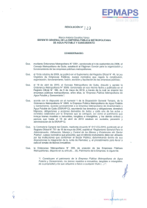 resolucion 123 reforma resolucion 121 respecto a la conformacion junta de remates epmaps