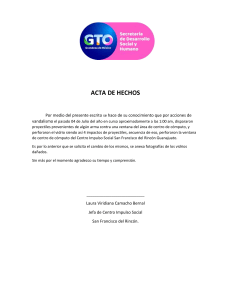 ACTA DE HECHOS
