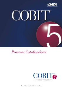Cobit 5 - Procesos Catalizadores