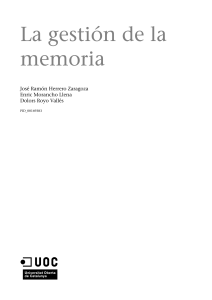 Módulo 3 - La gestión de la memoria