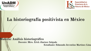 La historiografía positivista en México