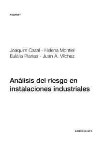 Análisis del riesgo en instalaciones industriales