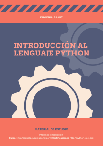 Introduccion Al Lenguaje Python