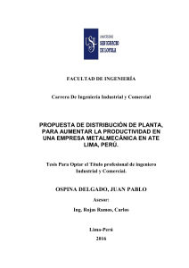 2016 Ospina Propuesta de distribucion de planta