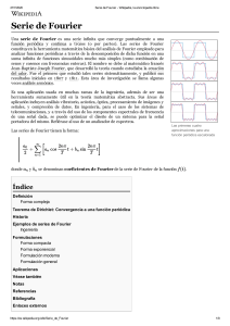 Serie de Fourier