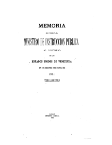 INFORME DEL COLEGIO FEDERAL DE VARONES DE MATURÍN, 1911