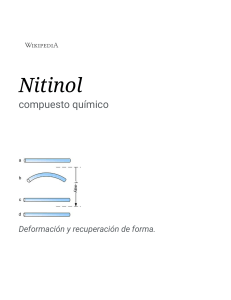 Nitinol - Wikipedia, la enciclopedia libre