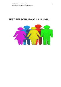 TEST PERSONA BAJO LA LLUVIA TEST PERSONA