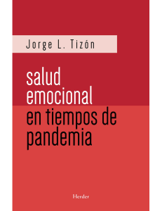 Tizón, Jorge - La salud emocional en tiempos de pandemia