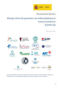 Protocolo manejo clinico COVID-19