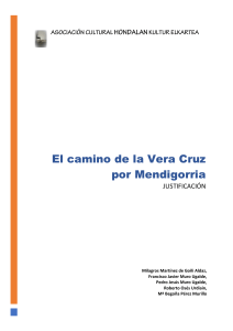 El camino de la Vera Cruz y Mendigorria