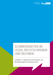 LRS & Rechenschwierigkeiten: Leitfaden zur Diagnostik
