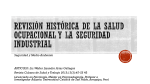 Presentacion Historia Salud Ocupacional