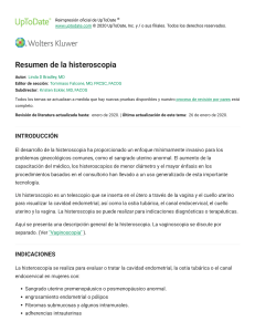 Overview of hysteroscopy - UpToDate