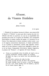Concha, Jaime- Altazor de Vicente Huidobro