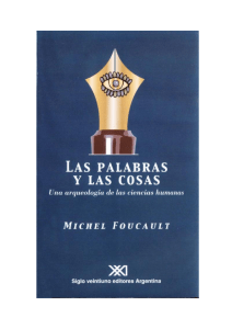 Michel Foucault - LAS PALABRAS Y LAS COSAS