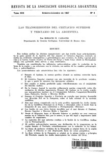 Camacho 1967 Las transgresiones del Cretácico superior y Terciario de la Argentina