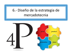 6.- Diseño de la estrategia de mercadotecnia (1)