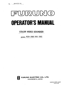 fcv260 series operators manual g