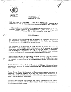 Acuerdo 07-2003 TRD