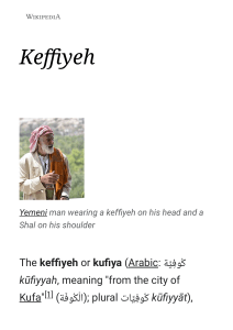 Keffiyeh - Wikipedia
